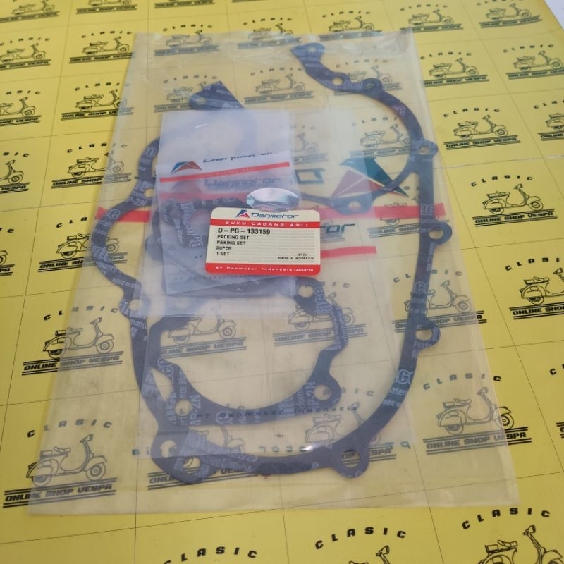 Paking Mesin Vespa Super / Paking Full Set Vespa Super Sprint Danmotor