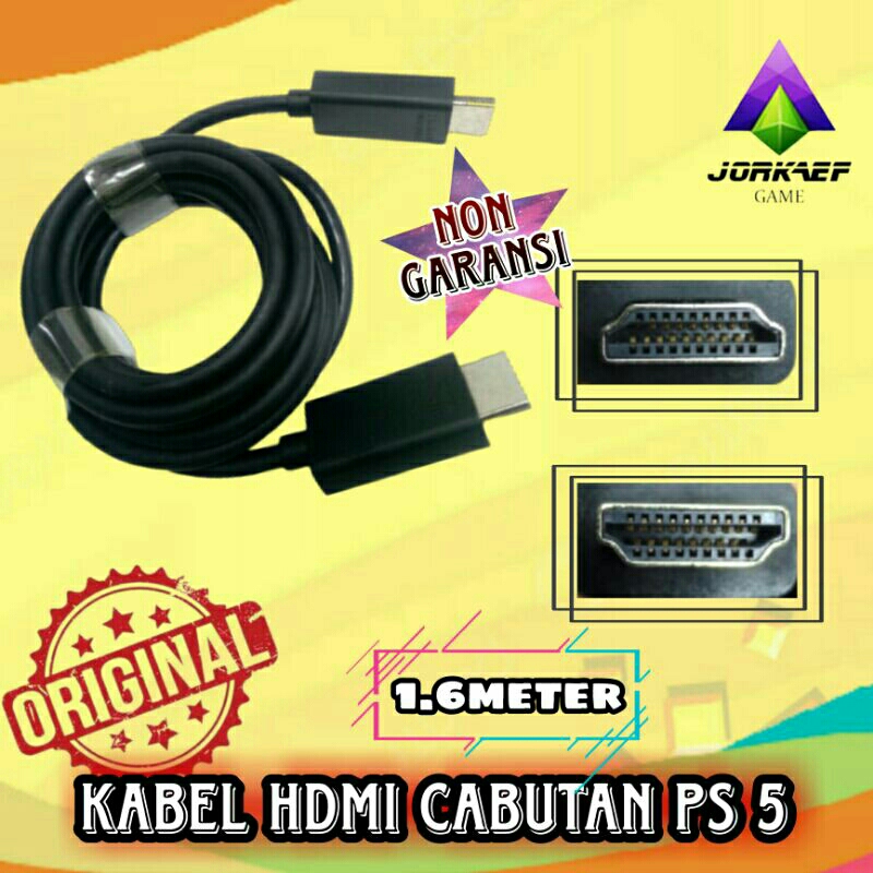 KABEL HDMI PS2 PS3 PS4 PS5 CABUTAN ORIGINAL PS5