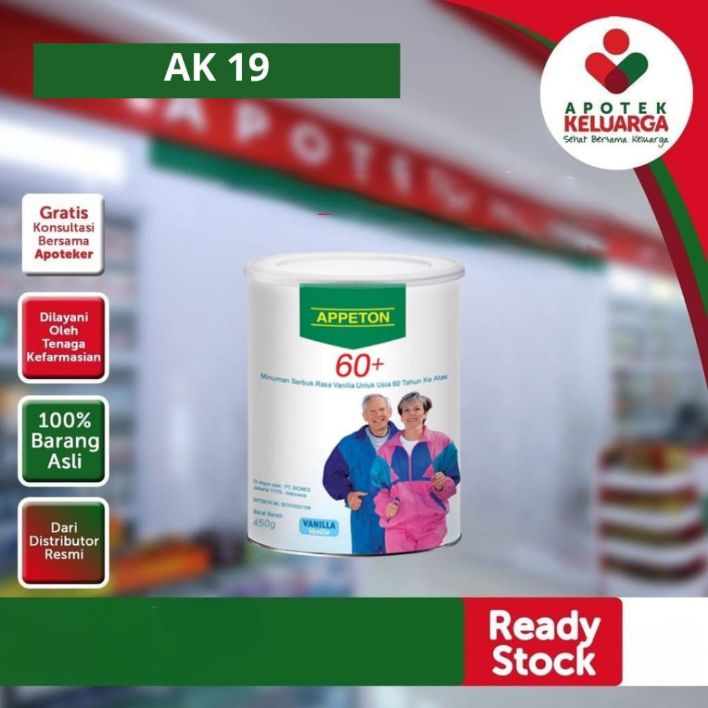 

Appeton 60+ 400 gram/susu lansia