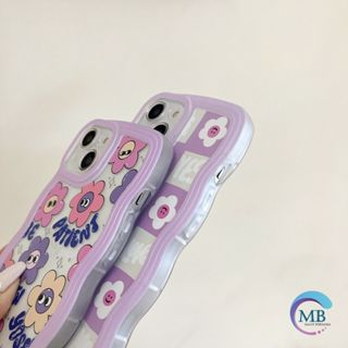 SS125 SOFTCASE SILIKON GELOMBANG MOTIF SMILE FLOWER REDMI NOTE 12 4G MB8091