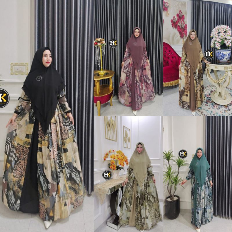 (BISA COD) Delisa Syari Series by HK by Dermawan Original