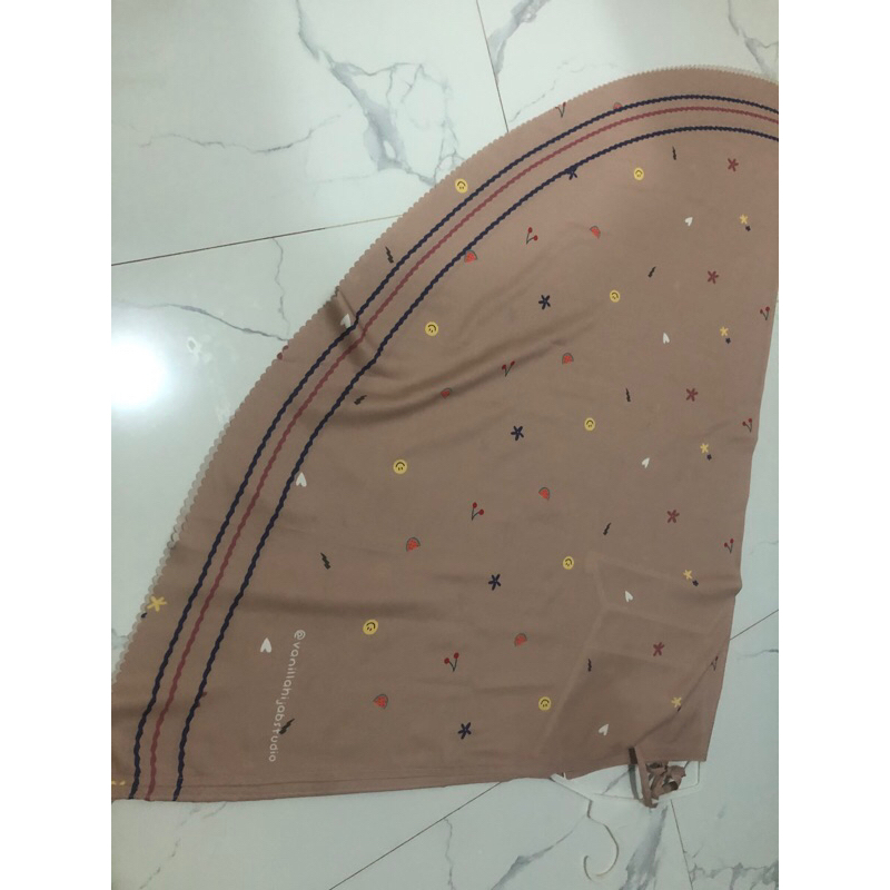 bergo vanilla hijab preloved