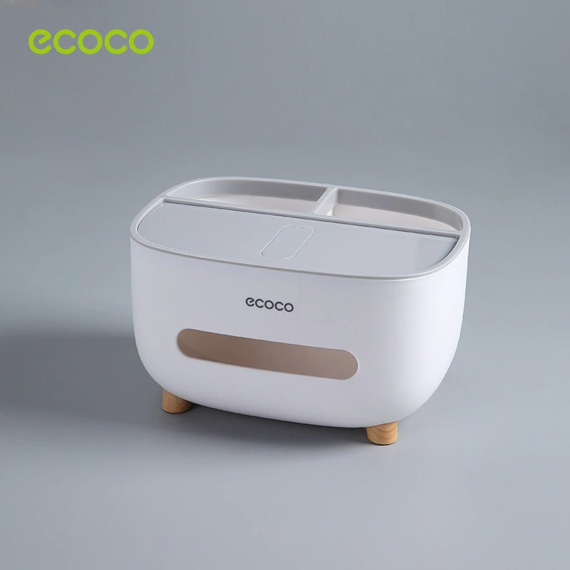 【GOGOMART】Ecoco Kotak Tisu Tempat Tissue Storage Box Meja Organizer