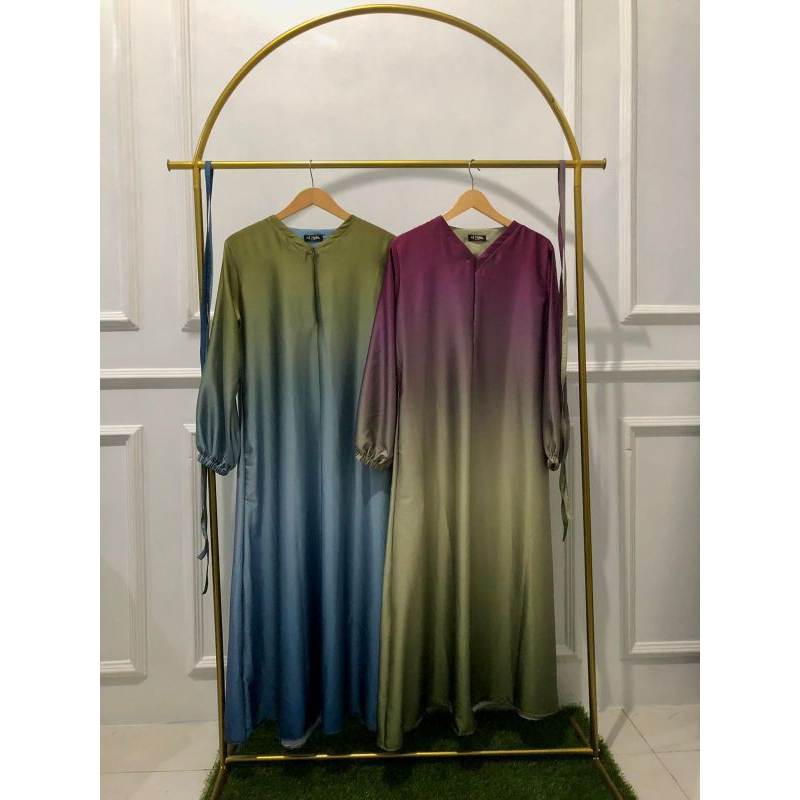 Dress Gradasi Armani Silk Premium