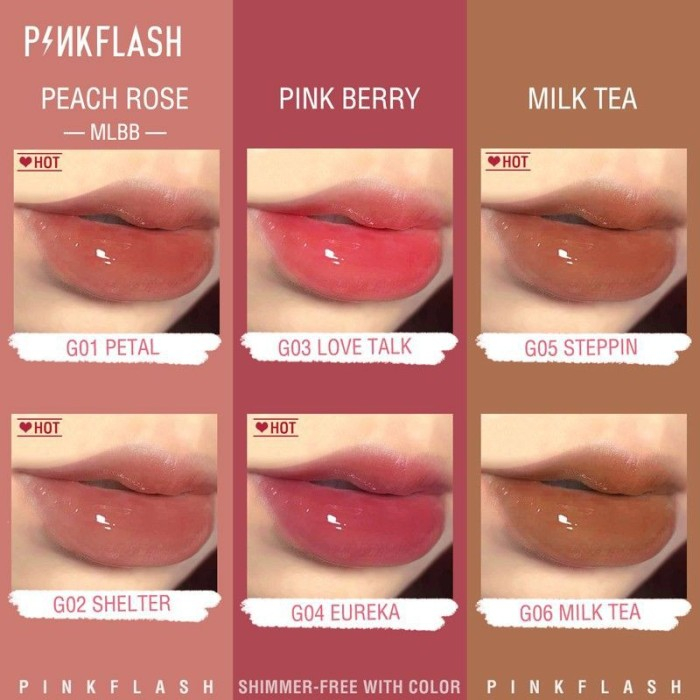 ✿ELYSABETHME✿  PINKFLASH lip gloss lips care bibir untuk bibir kering tahan lama ohmygloss plummax