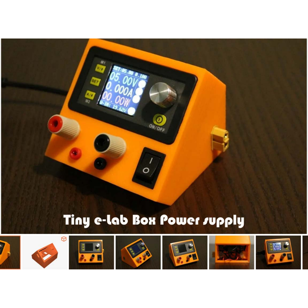 Tiny e-Lab Box Power supply/Print 3d/ hanya case saja
