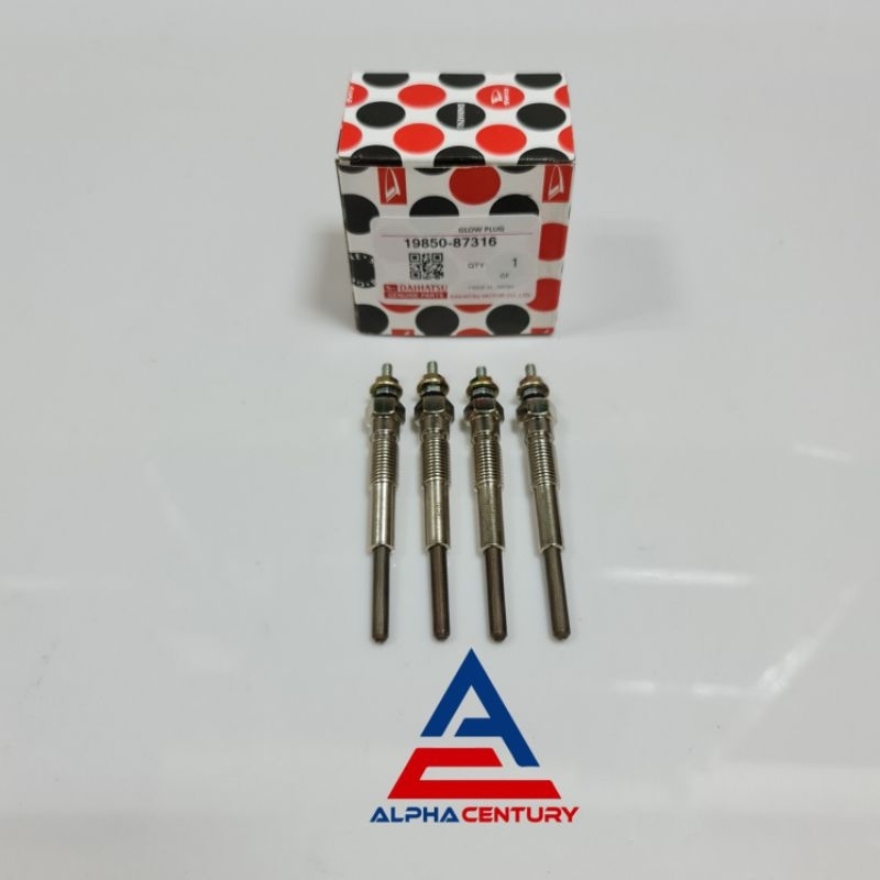 BUSI PEMANAS GLOWPLUG TAFT KEBO F50 8.5V 4PCS GARANSI 1BULAN