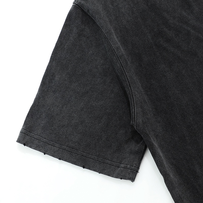 XIAOZHAINV Korean Style Letters Pattern Washed Printing Kaos Wanita A0439/Atasan Wanita Terbaru