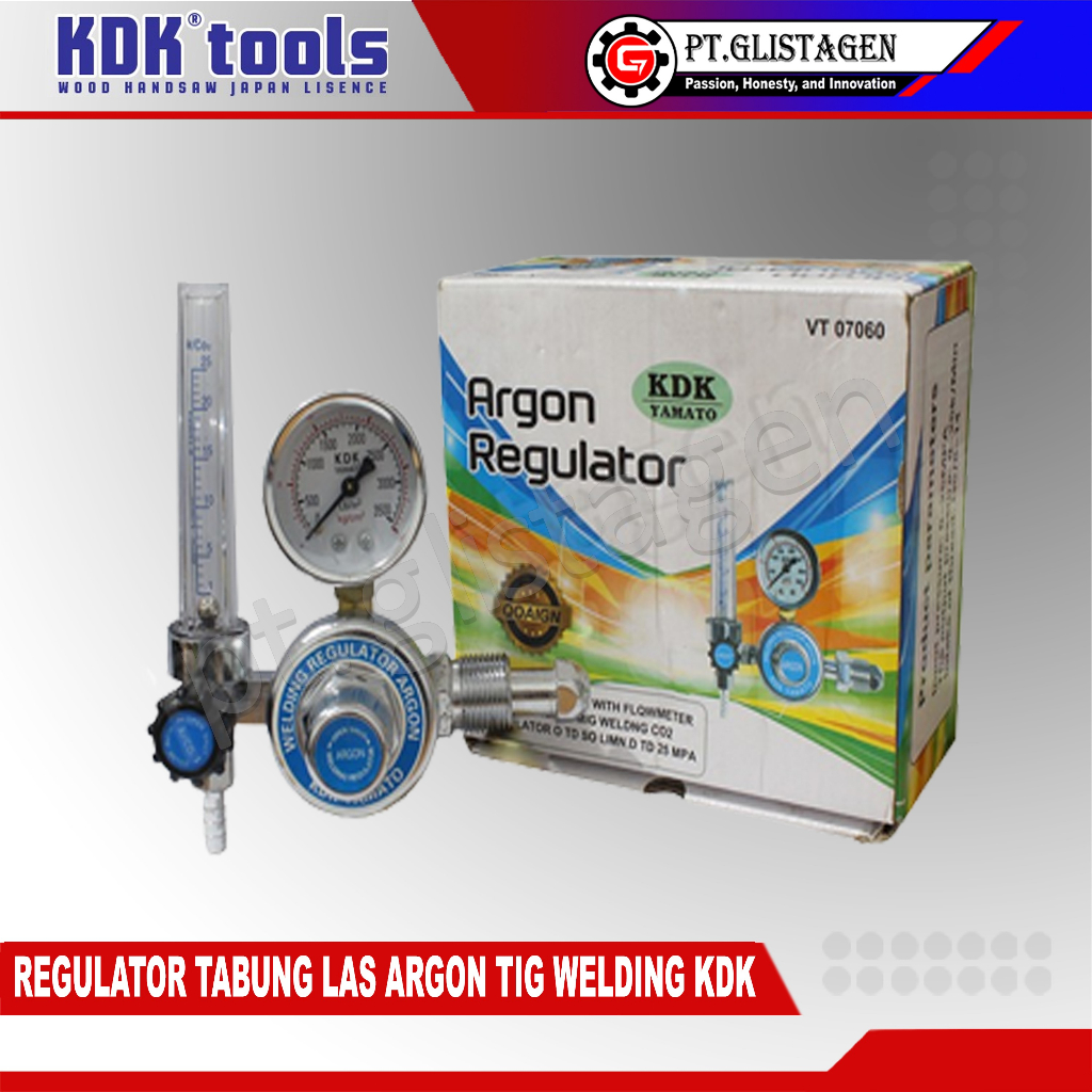 KDK Regulator Las ARGON TIG KDK Yamato Tabung Las ARGON TIG ORIGINAL