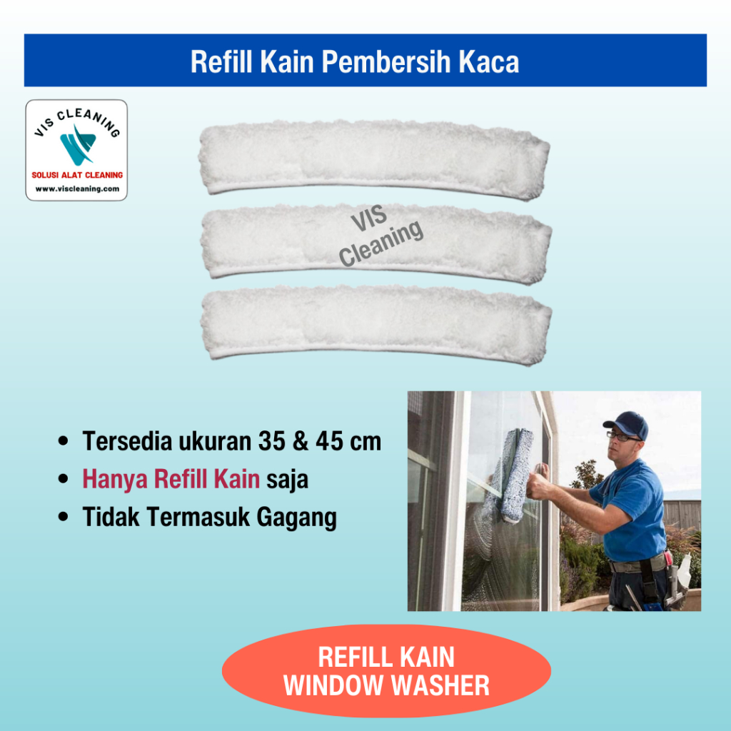 Refill Kain Window Washer 35 cm (Untuk Wiper Kain)