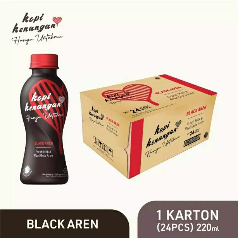 

KOPI KENANGAN HANYA UNTUKMU BLACK AREN 220 ML X 24 PCS