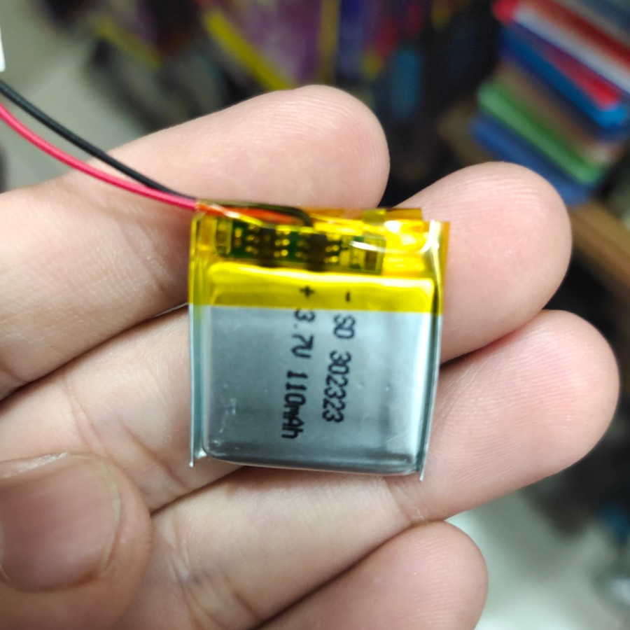 BATERAI UNIVERSAL 302323 TEBAL 3MM KABEL 2 UKURAN 23mm x 23mm MANTUL