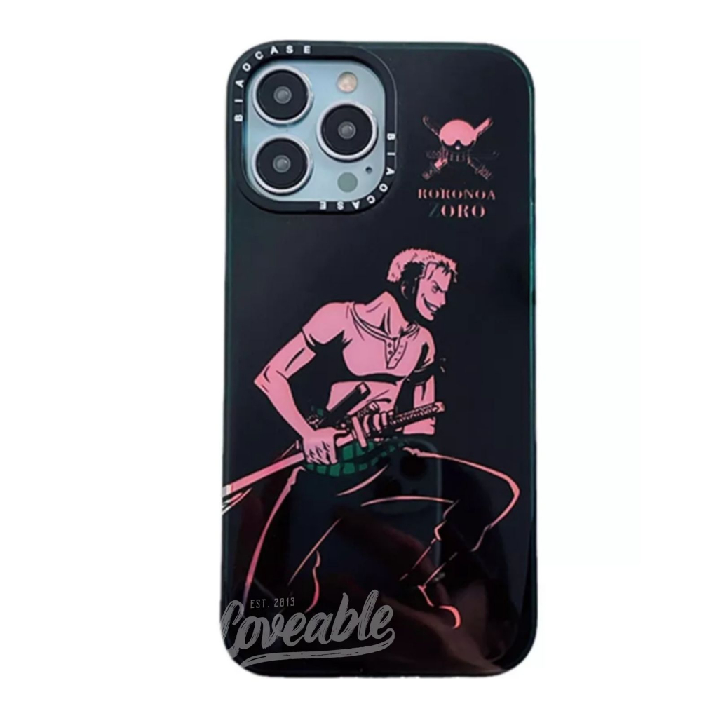 Anime frosted luffy zoro case for 7+/8+ - 14 promax