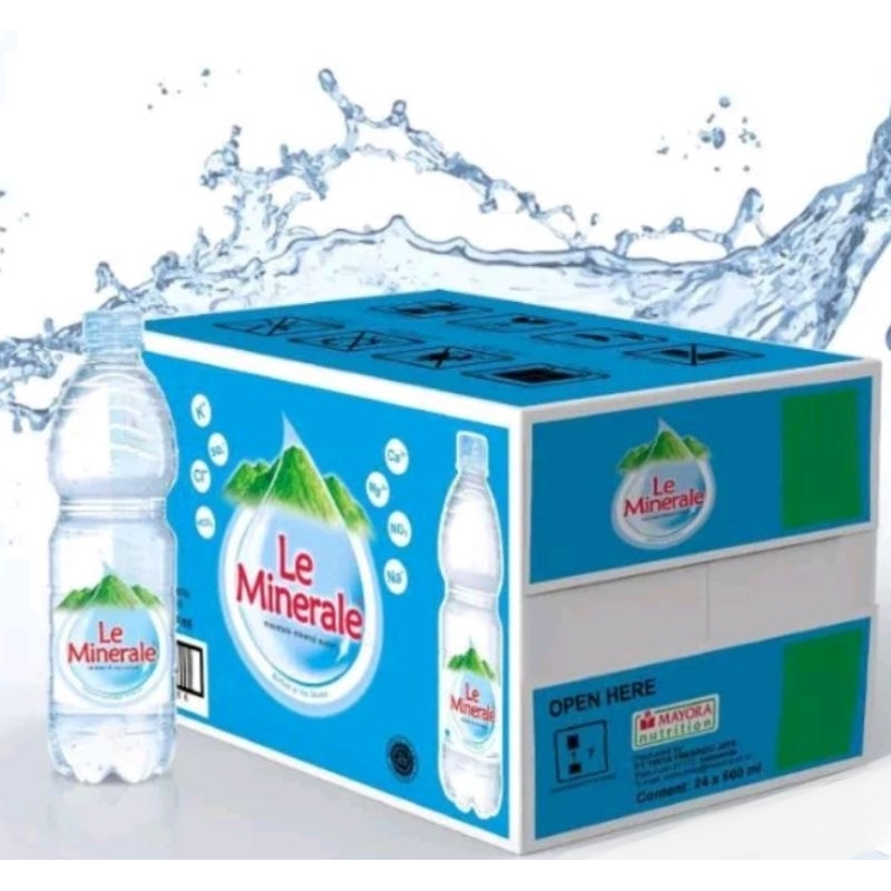 Le Minerale Air Mineral 600 ml x 24 ( 1 karton)