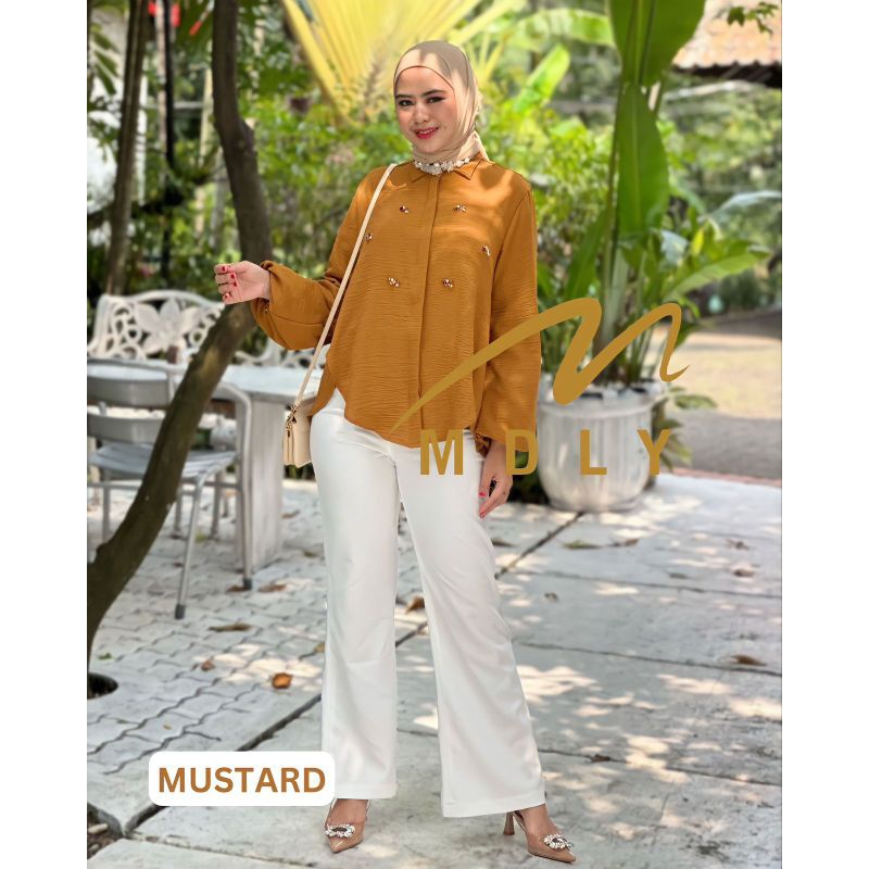 BAJU ATASAN TUNIK WANITA ORIGINAL TERBARU  SELENA BLOUSE by MDLY