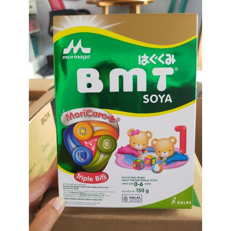 Morinaga BMT SOYA usia 0-6 bulan 150gr (Kemasan Kerdus)