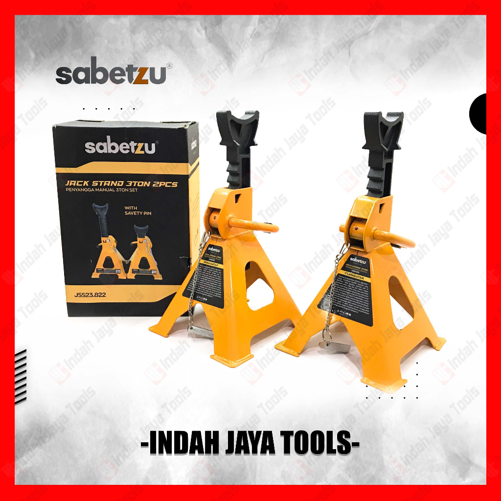 SABETZU JSS822 Jack Stand 3 Ton - Tahanan Dongkrak Mobil Kendaraan