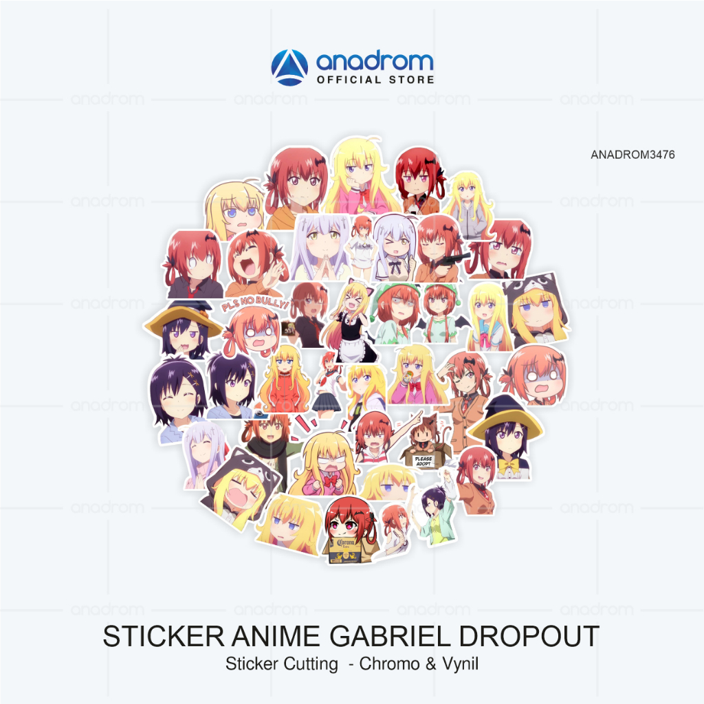 

Sticker Anime Gabriel Dropout | Sticker Anime & Aesthetic | Anadrom 3470