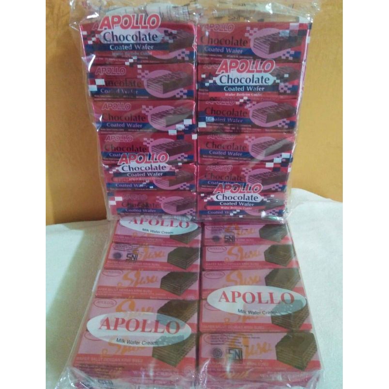 Apollo susu  coklat wafer malaysia