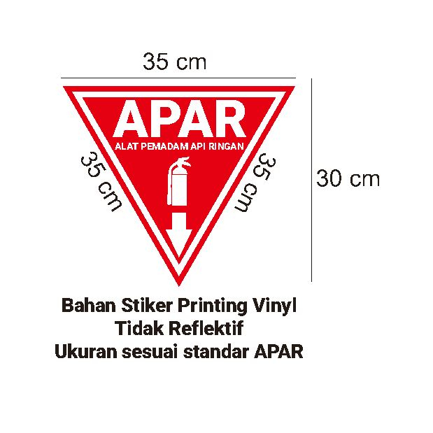 

Stiker Tanda APAR Alat Pemadam Api Ringan Fire Extinguisher Kantor Office Pabrik