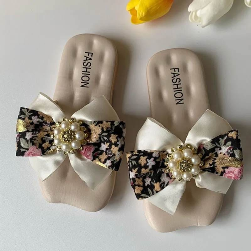 Sandal Anak Perempuan Feminine Flower Motek