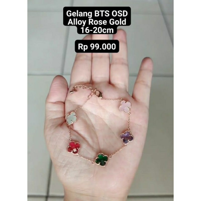 Aksesoris OSD Gelang BTS Warna Warni Olla Shopping Depok + Admi  Shopee