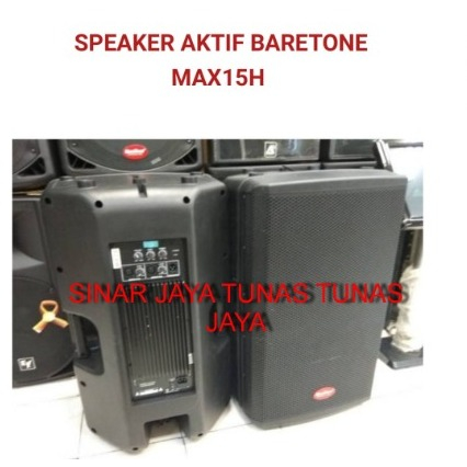 speaker aktif baretone MAX15H 800watt max 15 h max15 h ORIGINAL BARETONE free bonus