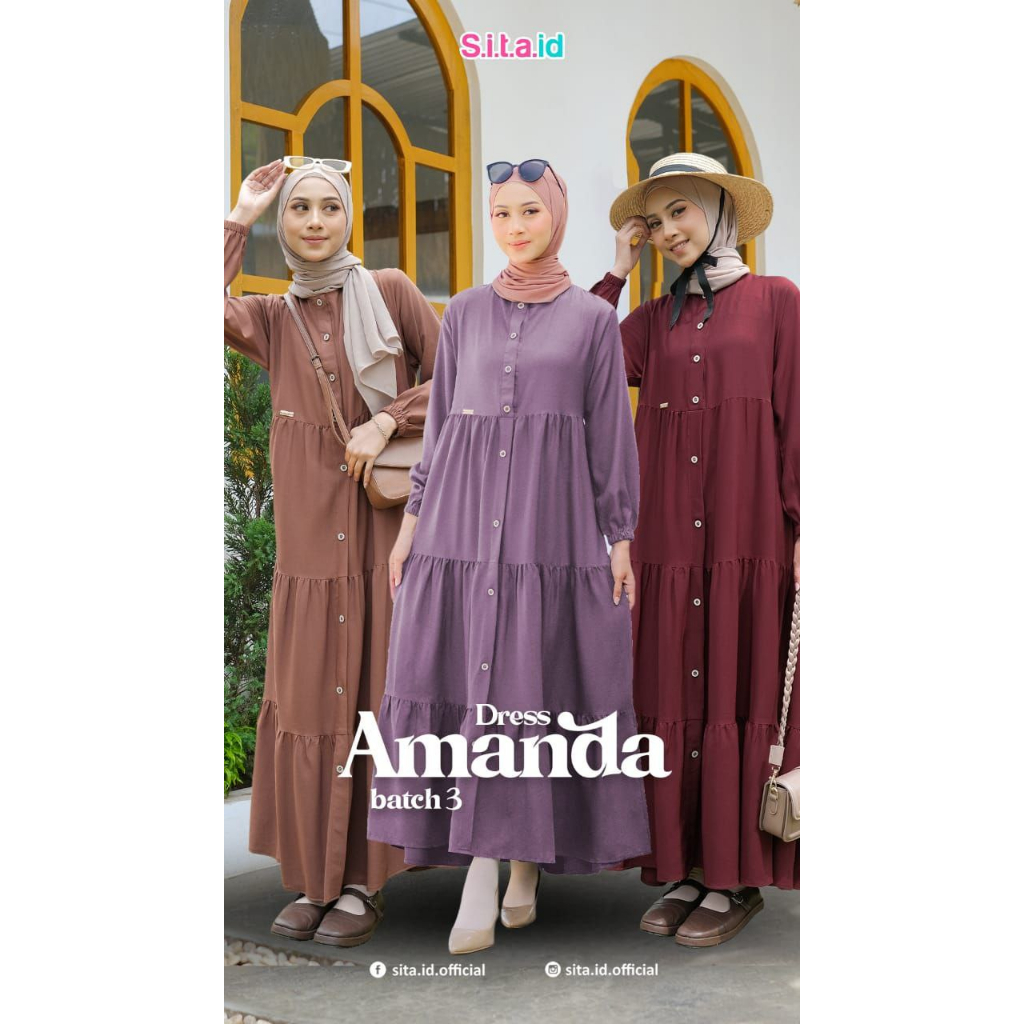 AMANDA DRESS BY SITA.ID