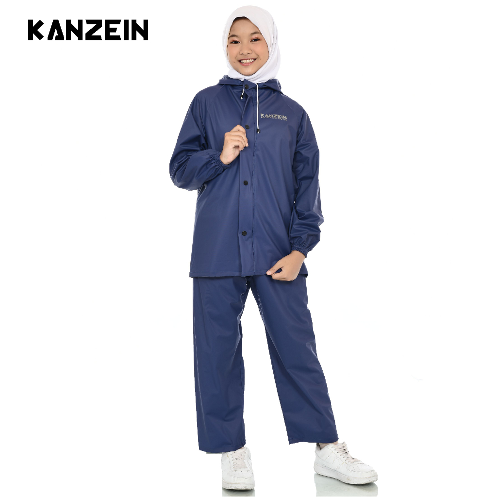 PROMO!!!JAS HUJAN REMAJA STELAN JAKET CELANA REMAJA BAHAN PVC 025 TEBAL ELASTIS ANTI REMBES LENTUR AWET