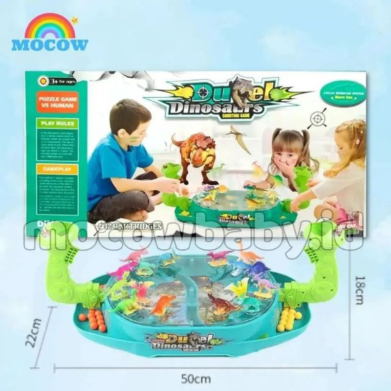 DUEL DINOSAURUS/ MAINAN DINOSAURUS/TEMBAK DINOSAURUS
