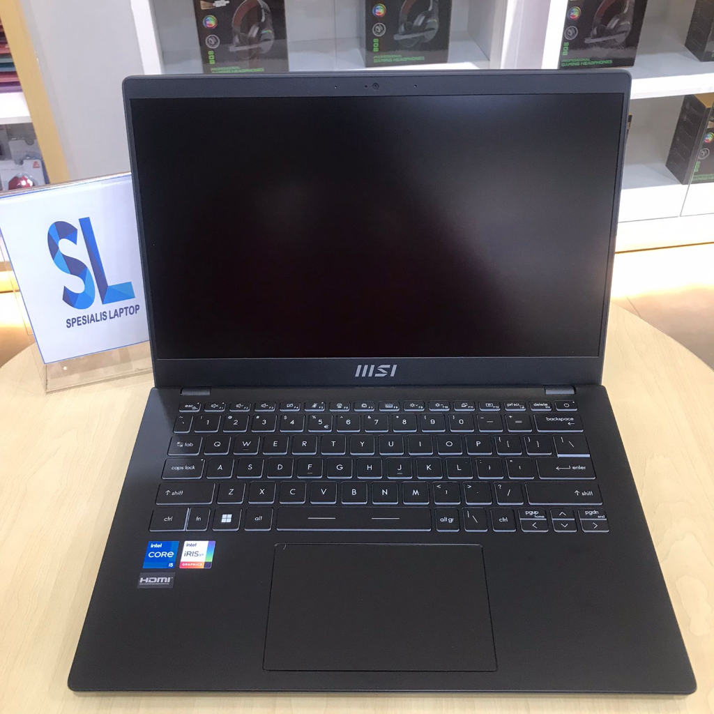 MSI MODERN 14 i5 1155G7 8GB 512SSD IRISXE W11 14 FHD IPS BLIT 2YR BLK