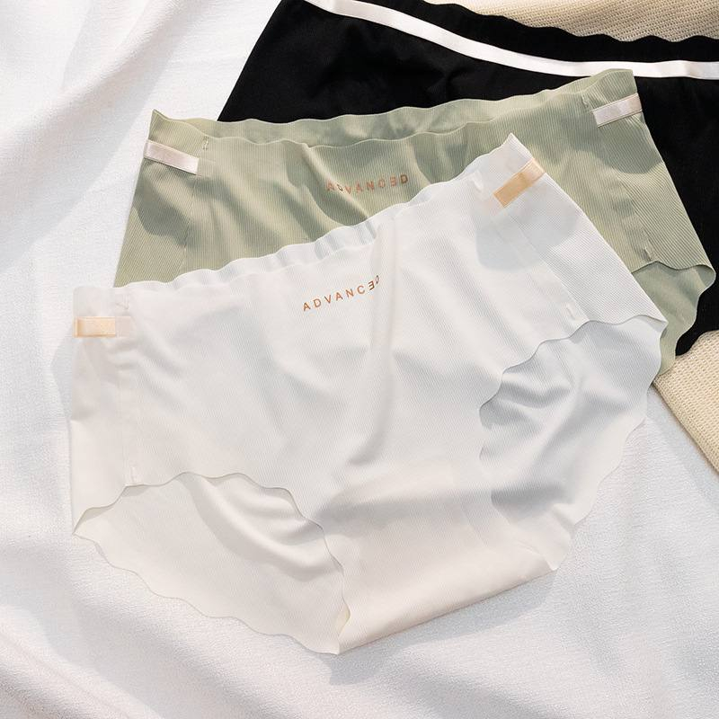 ASK - CD Fashion Wanita Celana Briefs Elastis Seamless Mid Waist One Piece Mulus Es Sutra CD76