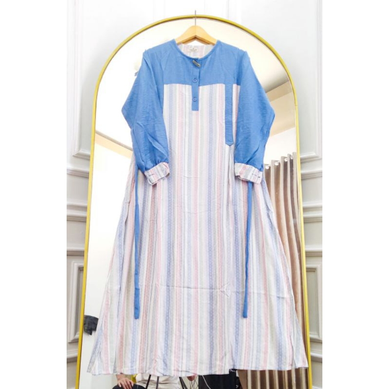 DELIA DRESS | GAMIS POLO LINEN MIX RAYON