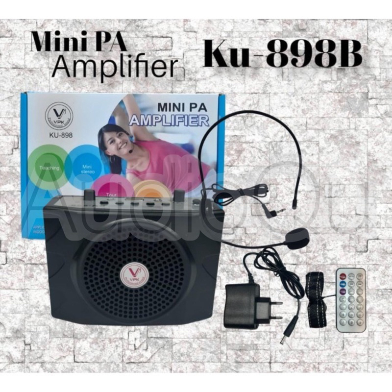Mini PA amplifier VPK KU 898 KU898 ORIGINAL