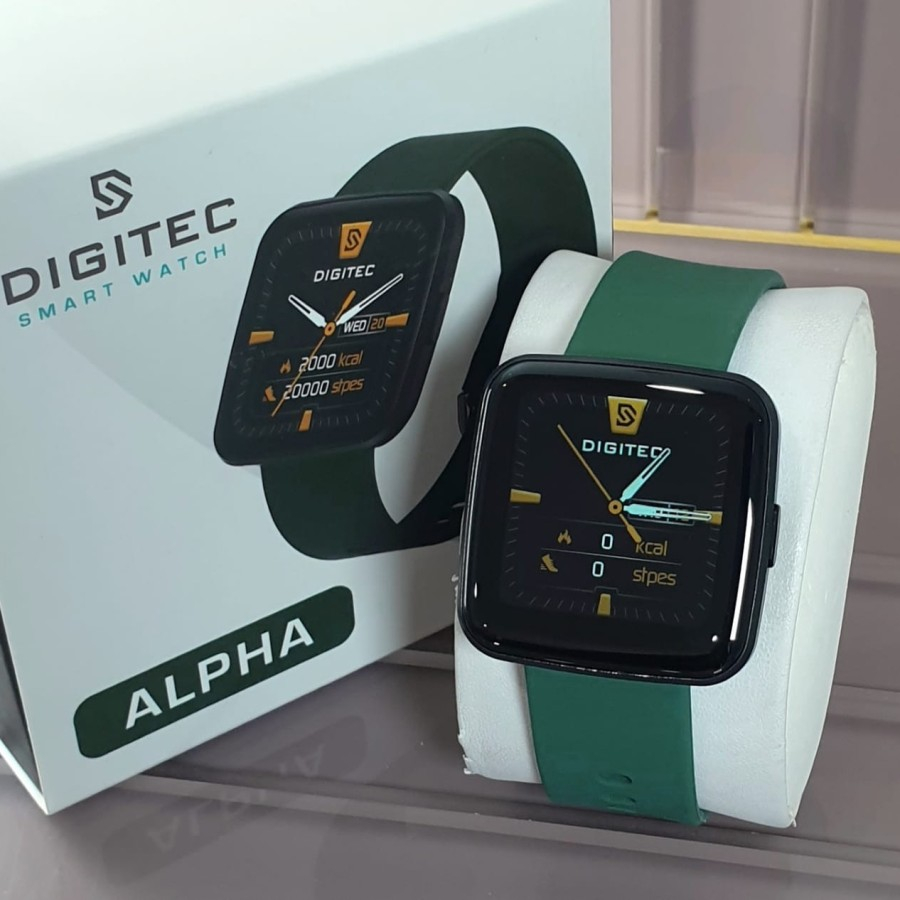 ORIGINAL Jam Tangan Pria Wanita Digitec Smart Watch ALPHA | Garansi Resmi, Rubber