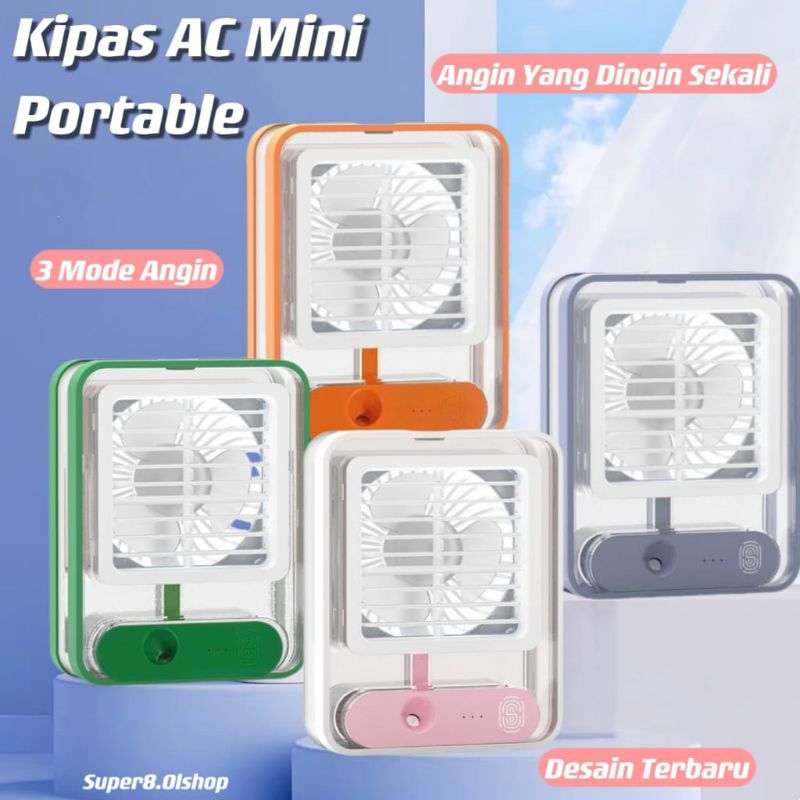 Mini AC Kipas kabut Portable/Humidifer AC kipas angin mini⭐ SUPER8.OLSHOP⭐