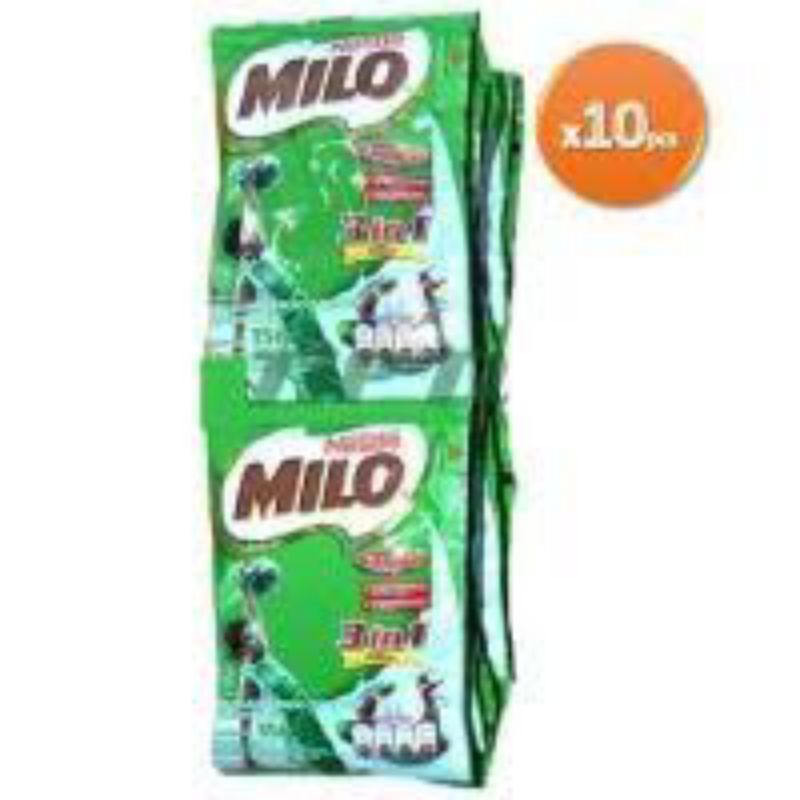 

susu milo 3 in 1 sachet 10x35g