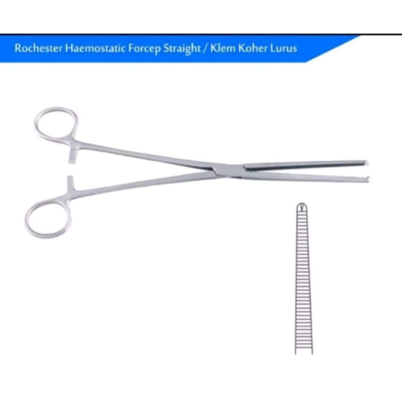 Klem Koher Lurus 16cm &amp; 18cm
