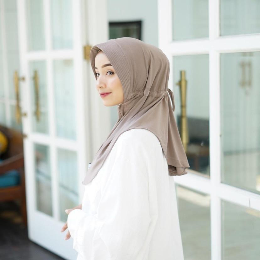 KENAN - HIJAB BERGO HAMIDAH // MANO INSTAN TALI KERUT//BAHAN JERSEY