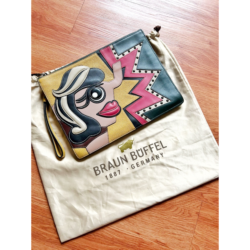 Braun Buffel Buffy Clutch