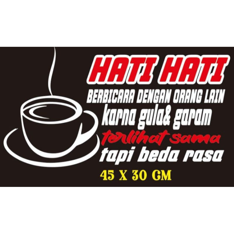 STICKER CUTTING KATA KATA BIJAK UNTUK BODY TRUCK PICK UP MOBIL DLL