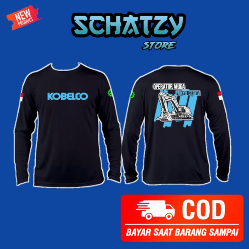KAOS ALAT BERAT LENGAN PANJANG KOBELCO
