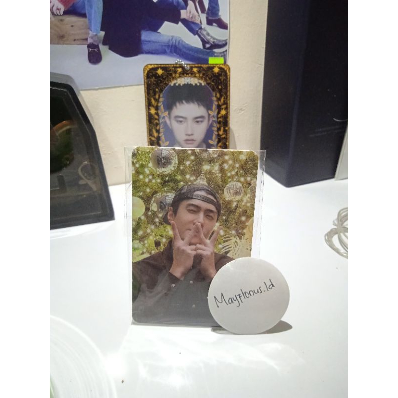 wts pc photocard Sehun pink Christmas pohon natal Exo smcu sm SMtown