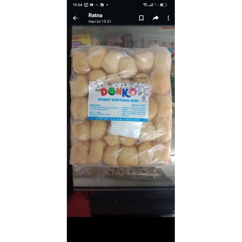 

Donat Kentang mini isi 30