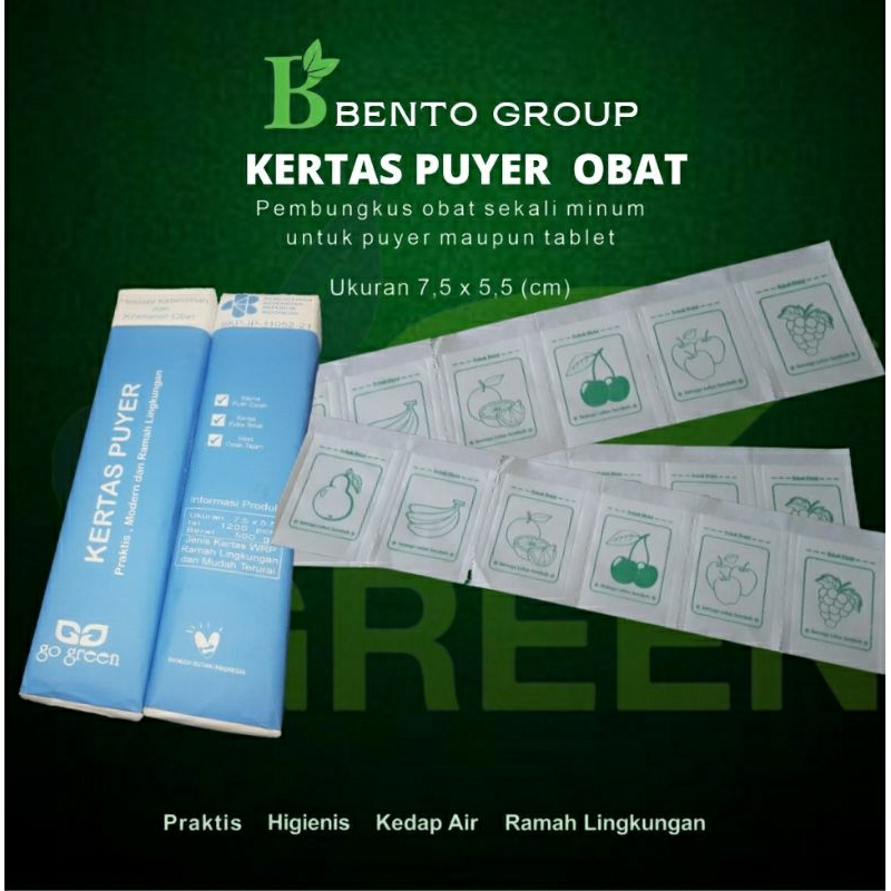 Kertas Puyer Buah Buahan