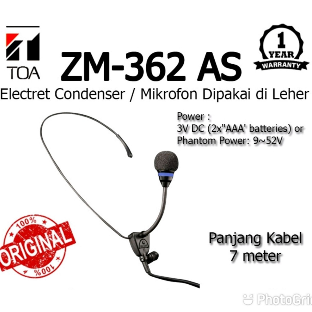 Mic Kalung Toa ZM 362. AS elegan istimewa mewah cocok untuk keperluan meeting presentasi khotbah ima