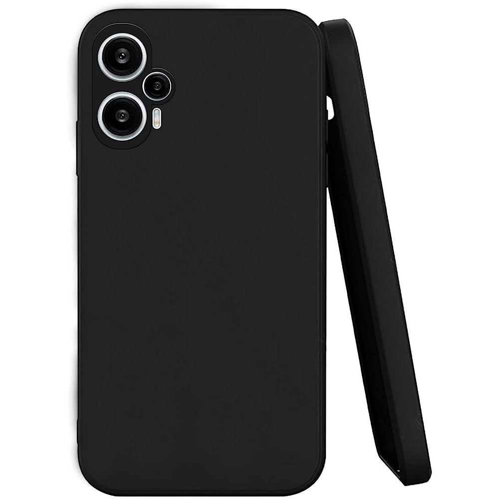 (SLIM) Softcase Black Bumper ULTRA POCO F5 F4 F4GT Soft Case Silicone Casing Cover Galaxy Hitam Gelap Matte Doff Tipis Bagus/ Karet Body Armor Premium/ Kondom Anti Glare Protecth Camera Protection Kamera Ori Original 4G 5G Note12 NFC 30 i GT Mi Xiaomi