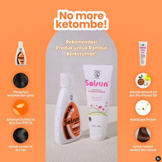 [BPOM] Selsun Conditioner 100 gr / Konditioner Rambut / Selsun Shampoo / MY MOM