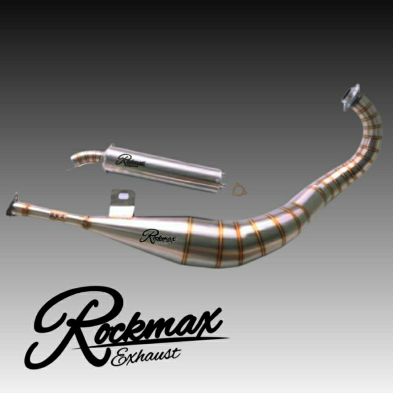Knalpot Rxz Pipe On Rockmax Stainless