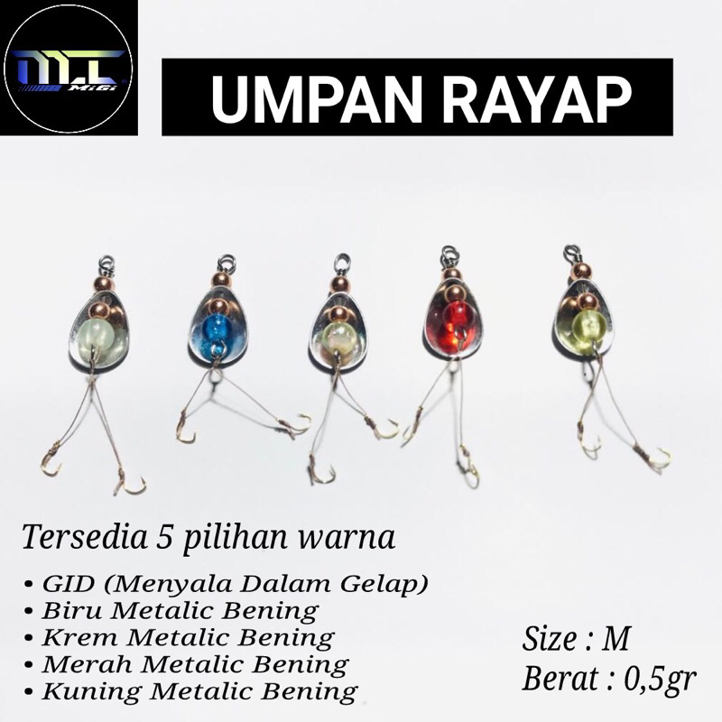 UMPAN CASTING RAYAP LURE | UMPAN CASTING WADER, LIMBATA, HAMPILI, NILA, DLL